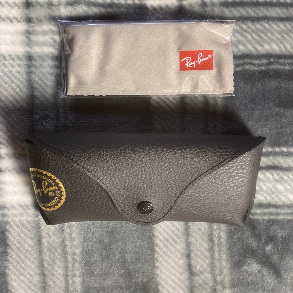 New Ray-Ban Black Glasses Sunglass Protective Case